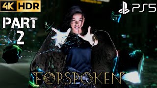 FORSPOKEN PS5 Gameplay Walkthrough 4K 60FPS HDR Part 2 Stuck | PS5 Forspoken Gameplay Walkthrough 4K