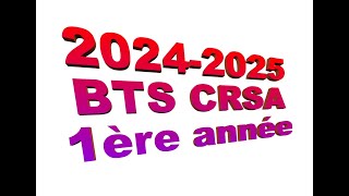 2024-2025 / BTS 1 CRSA / COR EVAL SYNTHESE 02