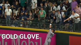 Aaron Judge plays gold glove Caliber defense every day.