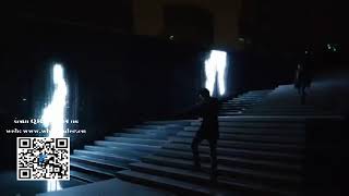 human shadow Interactive Kinect interactive wall