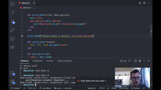 Get user input ruby terminal