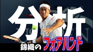 【テニス】錦織圭のフォアハンド解説