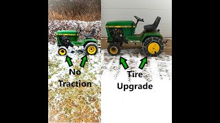 John Deere 317 Lawn Tractor Tire Upgrade Wheel Weights & Chains