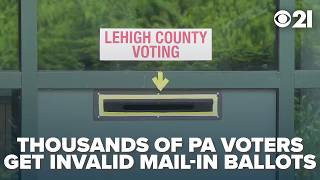Mail-in ballot error affects thousands of Pennsylvania voters ahead of primary