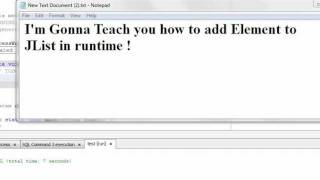 JList Tutorial using Netbeans