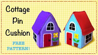How to sew a Cottage Pincushion || FREE PATTERN || Full Tutorial with Lisa Pay