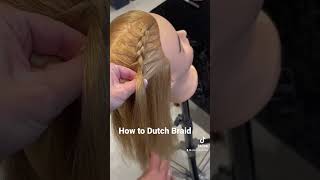 How to Dutch Braid #dutchbraidhairstyles #hairideas #braids #braidstyles #hairtutorial #braidvideo