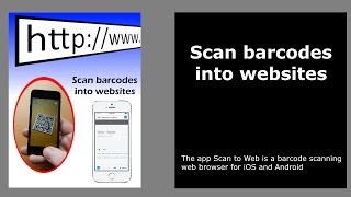 Barcode scan to web sites