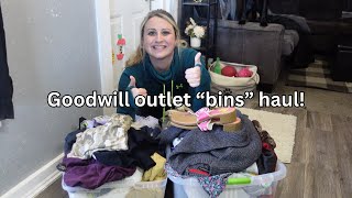 Goodwill outlet bins haul | Style based sourcing | Reseller | Flipping clothing for a profit