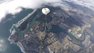 Skydiving (15000ft) in Gold Coast (Kirra Beach) 「黃金海岸の高空跳傘の上帝視角」Ft. Peggy