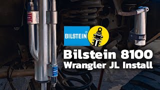 @bilsteinUS  8100 Adjustable Bypass Shocks Install on the Jeep Wrangler JL