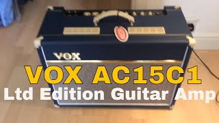 Vox AC15C1 Ltd Edition Blue Guitar Amp For Sale on Ebay