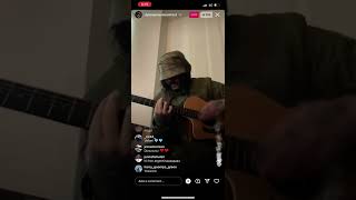 Dylan Frost - Velvet Diamonds cover on Instagram live