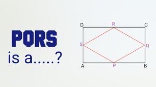 Rhombus in a rectangle| geometry| @logicxonomy