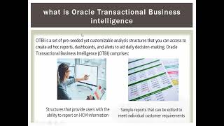 1 Reporting and Analytics Overview