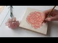 어버이날 스승의날 카네이션 꽃그림 그리기 동양채색화 독학 스피드페인팅 carnation speed painting. mothers day fathers day