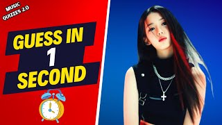 GUESS THE KPOP SONG IN 1 SECOND (LATEST \u0026 POPULAR KPOP SONGS) - KPOP GAMES 2025