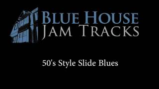 50's Style Slide Blues [E] Jam Track