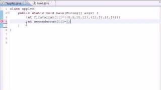 Java Programming Tutorial - 33 - Multidimensional Arrays.flv