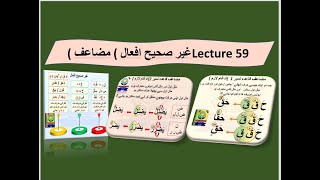 lecture 59 / Gair sahee afaal / irregular verbs / hollow verbs / Muda'af / غیر صحیح افعال مضاعف /