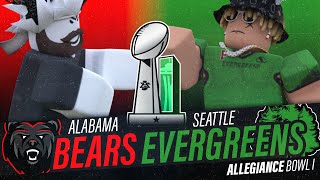 Allegiance Bowl I: huddy3b vs ggbooce | Black Bears vs Evergreens | AFL Full Game