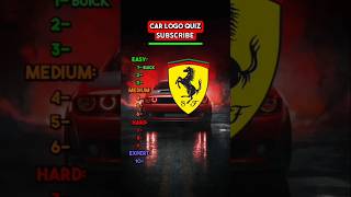 GUESS THE CAR LOGOS IN 60 SECONDS | COMMENT YOUR SCORE #shorts