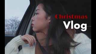 Vlogmas 圣诞购物 \u0026 拆礼物！去山里看雪 | 家庭派对聚餐