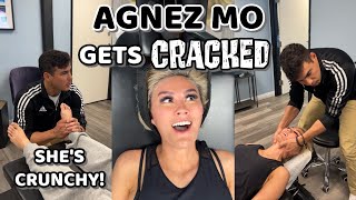 AGNEZ MO GETS ADJUSTED...again!🇮🇩  Full Chiropractic Treatment + CRACKS with Dr. Tyler