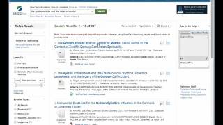 Finding the Permanent Link in Ebsco