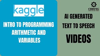 Intro to programming(Arithmetic and Variables) | kaggle | data science | coding nerchuko mawa