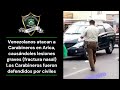 venezolanos atacan a carabineros en arica. civiles acuden en auxilio de los carabineros.