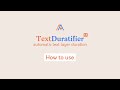 TextDuratifier for After Effects Tutorial