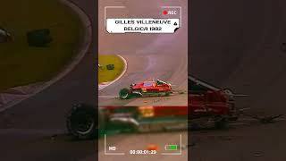 F1 Gilles Villeneuve Accidente Fatal Belgica 1982 Crash Formula 1