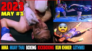 Top 50 Brutal Knockouts - MMA.Muay thai.Kickboxing.Boxing🌎2023.5 #1
