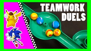 Detective Pikachu vs. Sonic Marble Race (Teamwork Duels)