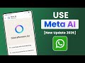 How to Use META AI in WhatsApp! [Beginners Guide]