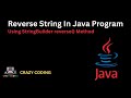 Reverse String in Java Using Method | Java Tutorial