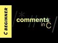 Comments and Commenting in C