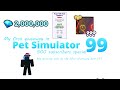 rainbow huge hell rock giveaway + 2m gems in pet simulator 99 [500 sub special]