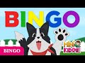 BINGO | Nursery Rhymes with Lyrics | Kids Songs | Mini Kiddie