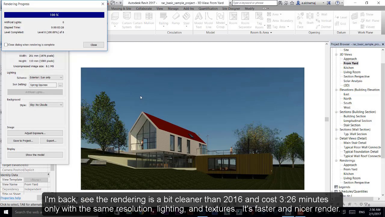 Revit Rendering Settings