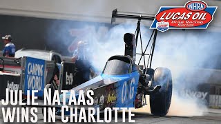 Julie Nataas wins Top Alcohol Dragster at the betway NHRA Carolina Nationals