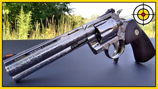 🐍A Beautiful SNAKE!🐍 Colt PYTHON Engraved!