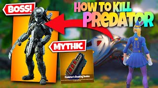 How To Find & Kill the Predator in Fortnite! (How To Get Mythic Predator's Cloaking Device)
