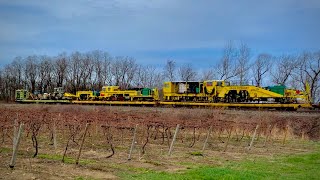 CSX W049 with MOW Equipment including 09-2X-DYNACAT \u0026 Much More!