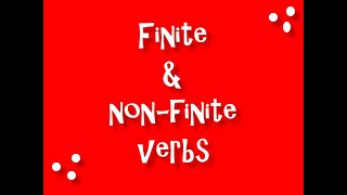 Finite and Nonfinite verbs