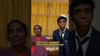 Praggnanandhaa's mother said who cooks better food between Pragg and Vaishali #chess #praggnanandhaa