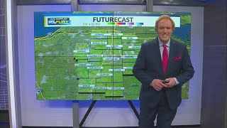 A few clouds and a mild afternoon