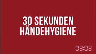 Die 30 Sekunden der Händehygiene