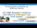 Food Systems Spotlight Series Webinar #2 - California Food Systems: Partnerships and Resources